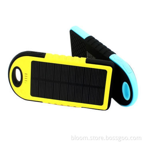 Sports Solar Power Bank for Mobile Phones, Capacity of 5,000mAh